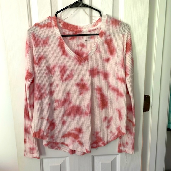 Aeropostale Pink Tie-Dye Top - Picture 1 of 4